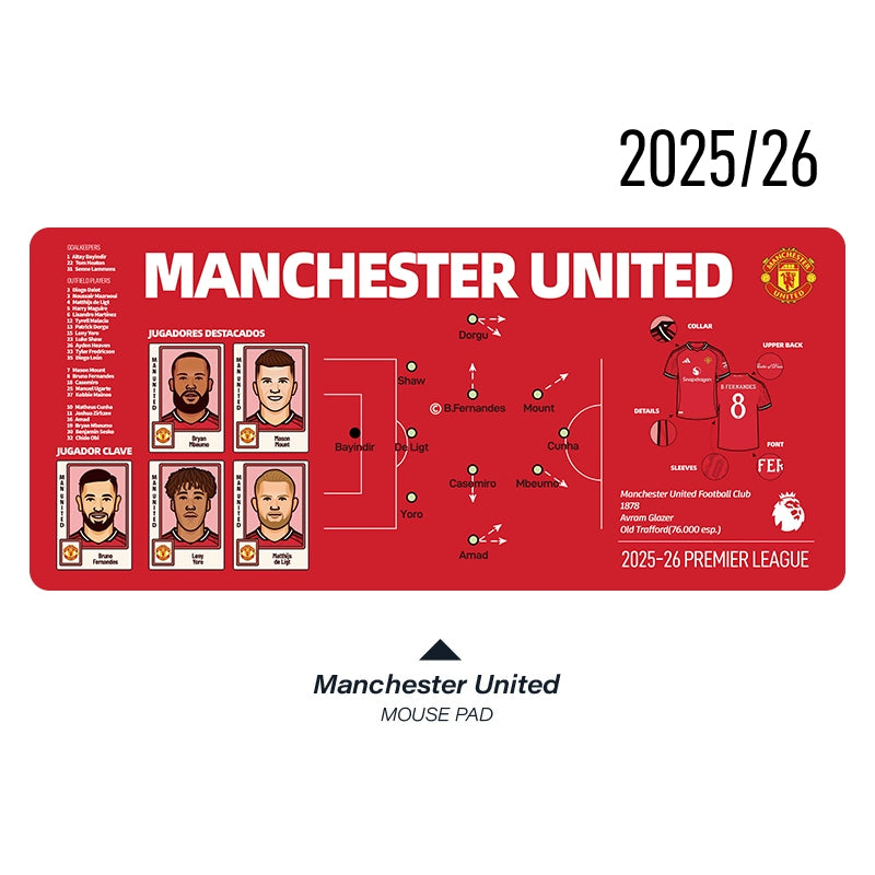 Football Club Keyboard Mat – Personalized Club Editions | Football Fan Desk Accessory