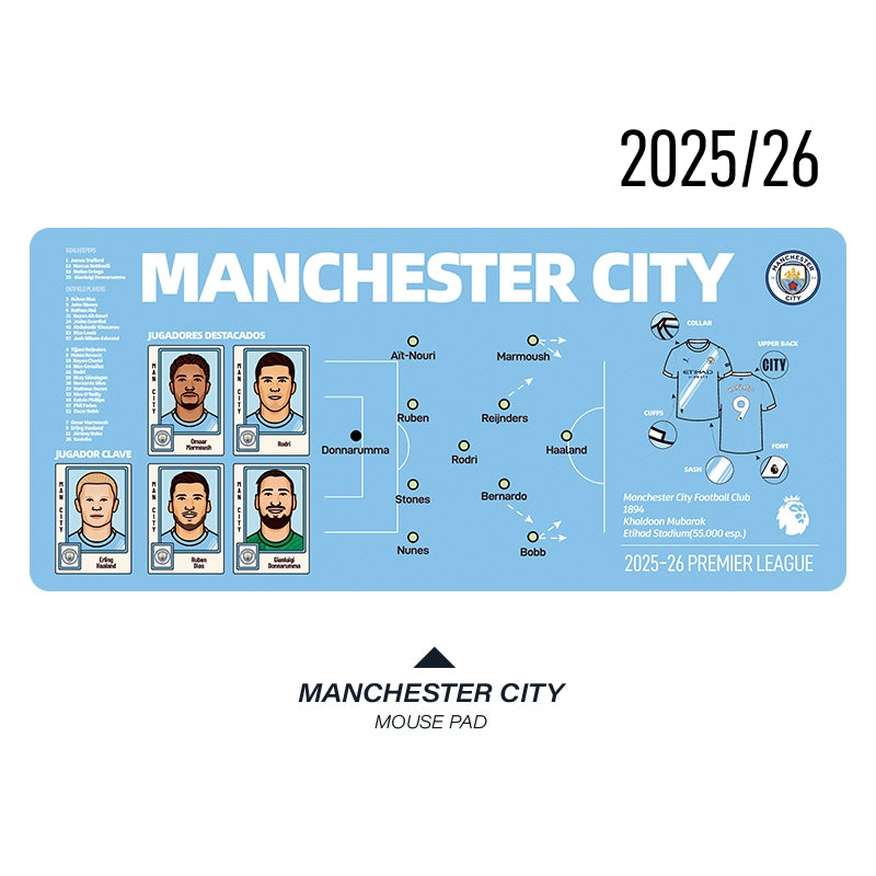 Football Club Keyboard Mat – Personalized Club Editions | Football Fan Desk Accessory