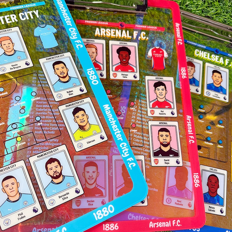 Football Tactics Clipboard – Team-Specific Versions | Collectible Fan Strategy Board
