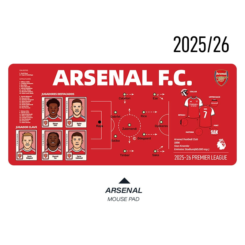 Football Club Keyboard Mat – Personalized Club Editions | Football Fan Desk Accessory