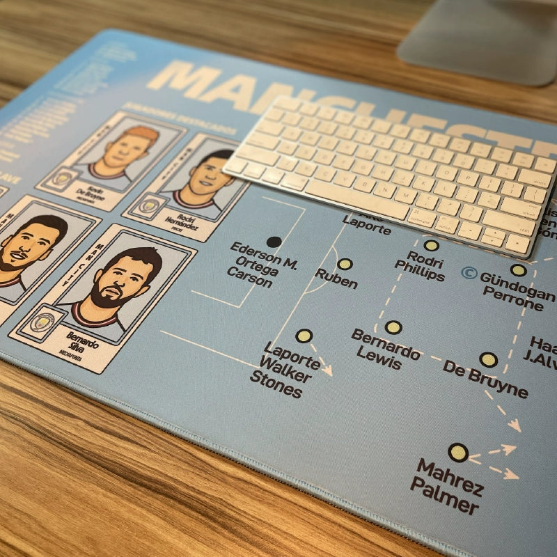 Football Club Keyboard Mat – Personalized Club Editions | Football Fan Desk Accessory