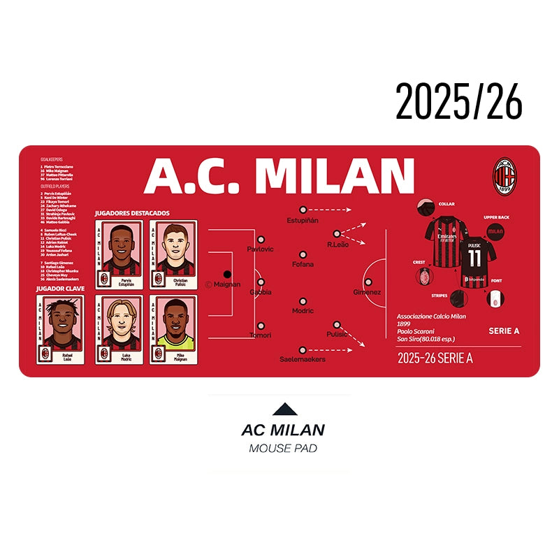 Football Club Keyboard Mat – Personalized Club Editions | Football Fan Desk Accessory