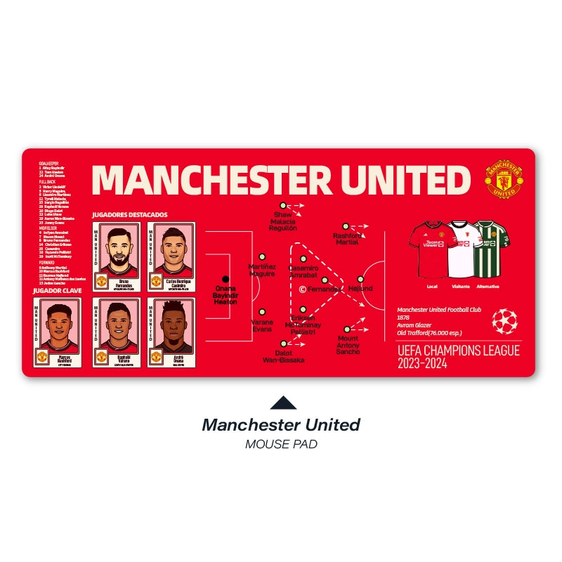 Football Club Keyboard Mat – Personalized Club Editions | Football Fan Desk Accessory