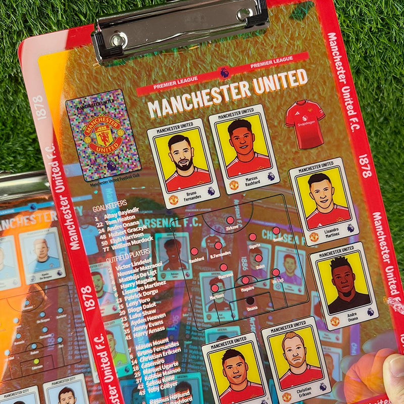 Football Tactics Clipboard – Team-Specific Versions | Collectible Fan Strategy Board